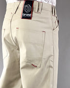 Pantalon Dikye en gabardine grise 