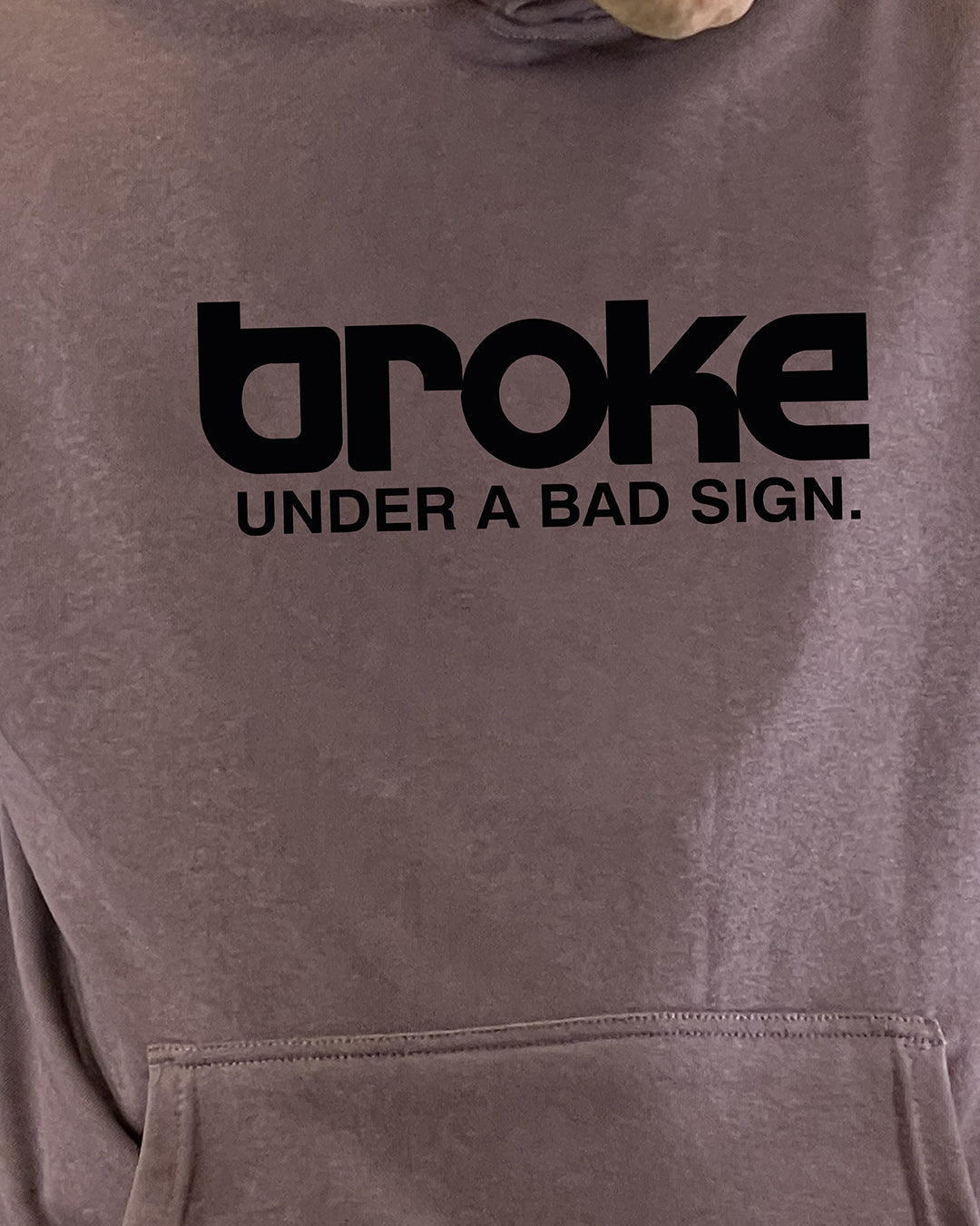 ARTY SWEAT HOODED DUSTY BURGUNDY 2K26 LOGO