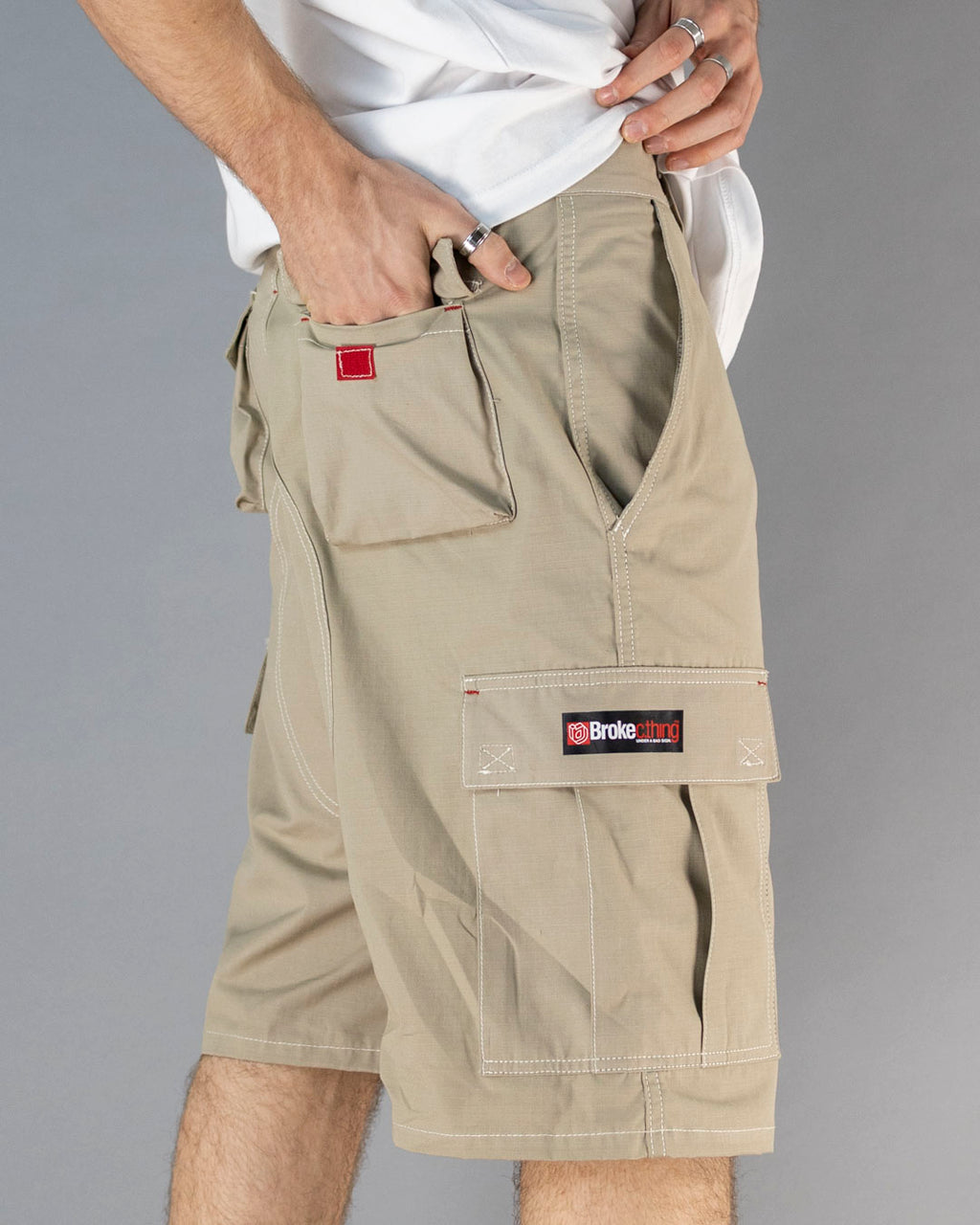 KOMBAT SHORT BEIGE RIPSTOP