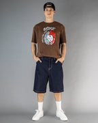 PANTALON ROCK B. SHORT DENIM BRUT