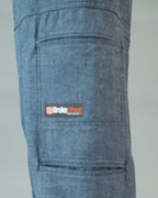 PREORDINE - PANTS SHAKY DENIM CIMOSATO BLU ROVESCIATO
