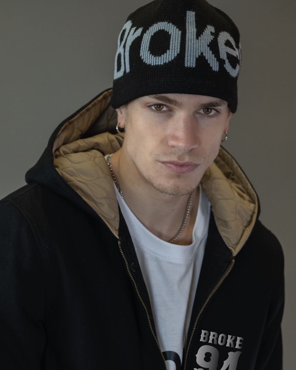 BOMBER BARRON AUS CORDURA SCHWARZ MIT KAPUZE