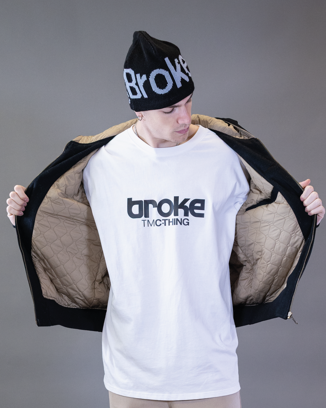 BOMBER BARRON EN CORDURA NOIR CAPUCHE