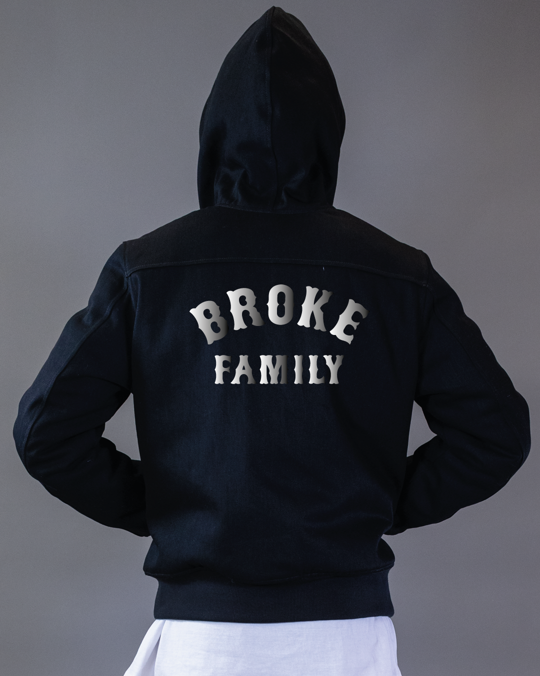 BOMBER BARRON EN CORDURA NOIR CAPUCHE