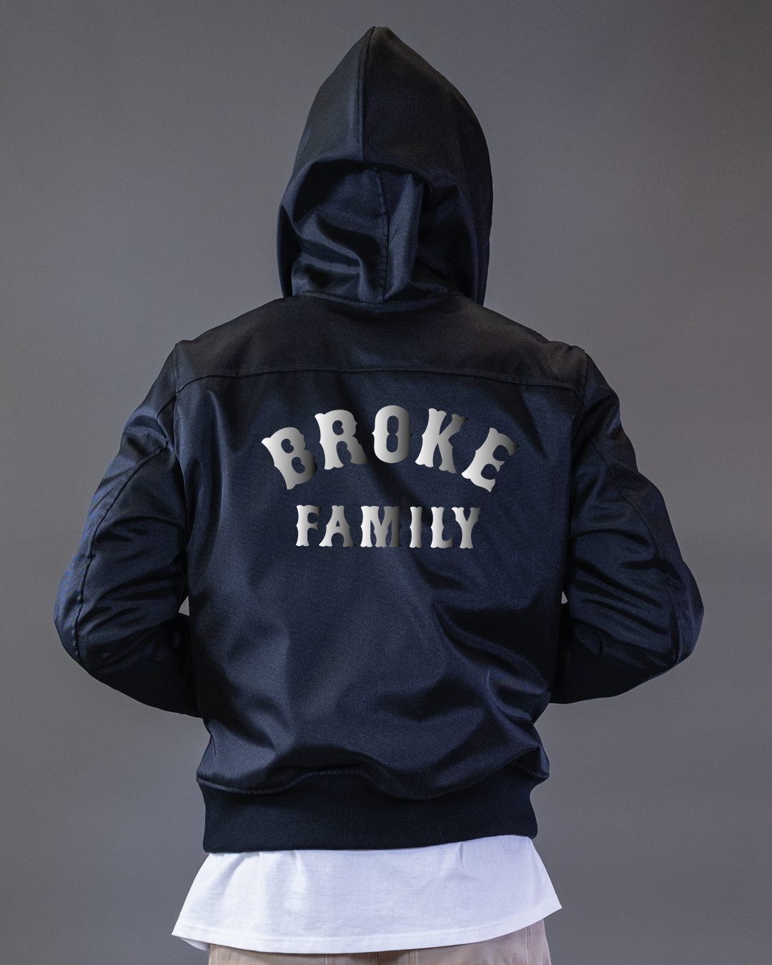 BOMBER BARRON EN CORDURA NOIR CAPUCHE