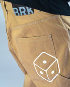 STAR DICE GABARDINE KAKI - Shorts Outlet
