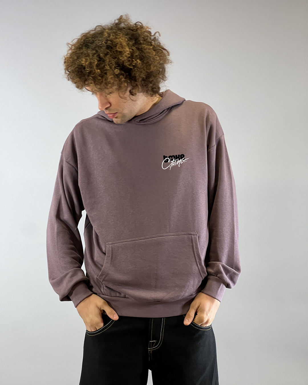 ARTY SWEAT HOODED DUSTY BURGUNDY 2K26 C.THING