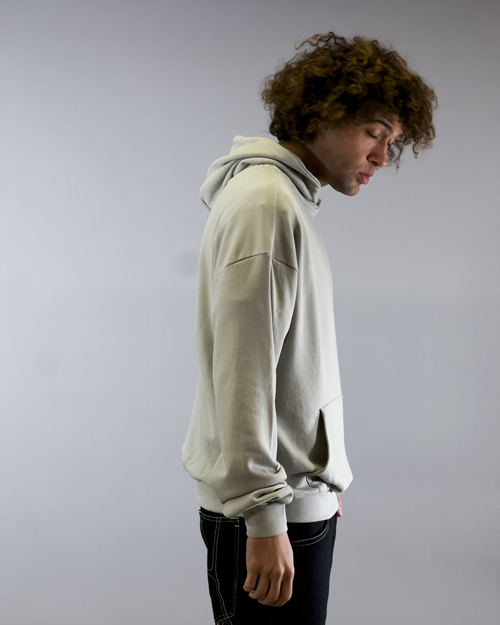 ARTY SWEAT HOODED  GREY 2K26 C.THING