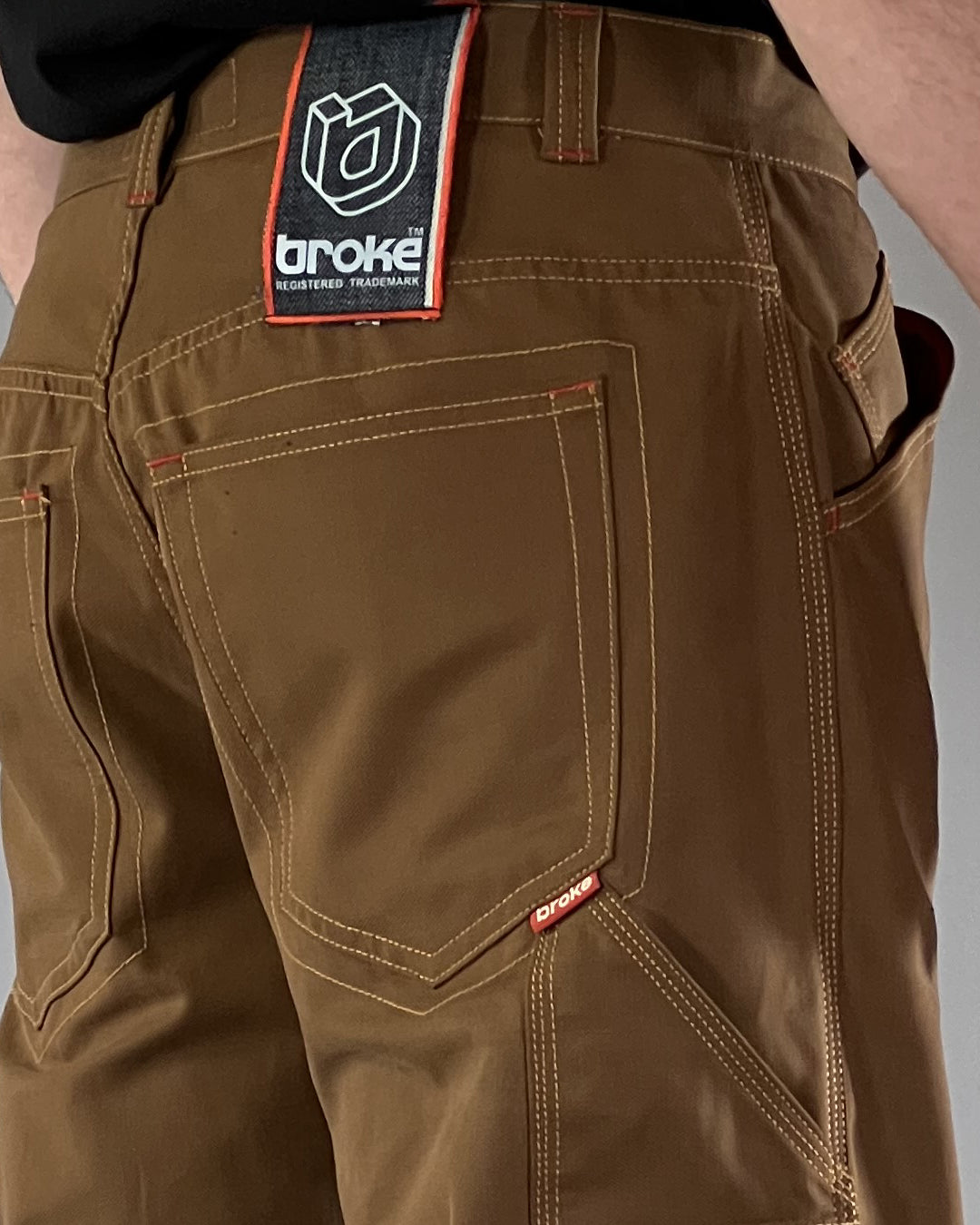 Pants BROKE Utility Pants - STAR  brown