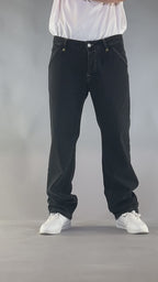 PANTS BROKE BELT – DENIM BLACK BLACK STONE WASHED (EDIZIONE LIMITATA)