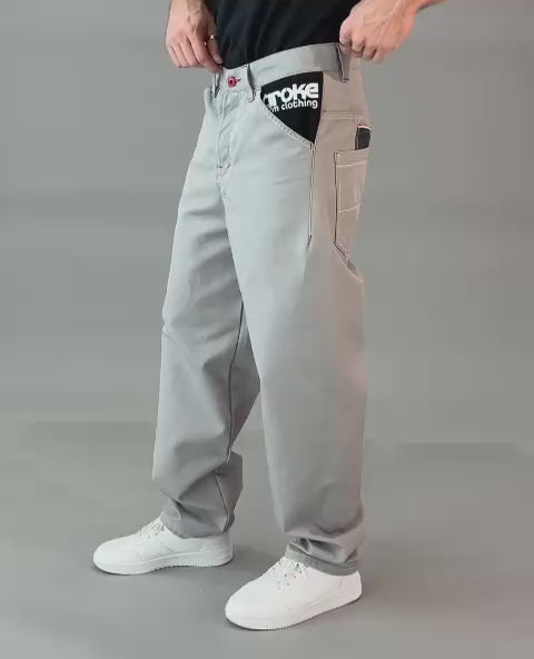 PANTS ROCK "B" GABARDINA GREY