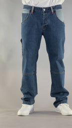 PANTS BROKE OUTLINE – SELVEDGE DENIM BLU STONE WASHED (EDIZIONE LIMITATA)
