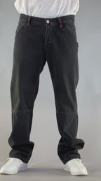 PANTALONE WORKWEAR OUTLINE – BLACK/BLACK DENIM STONE (14 OZ)