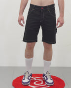GABARDINE OUTLINE BLACK - Shorts Campionario