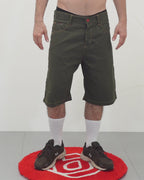 GABARDINE STAR GREEN - Sample Shorts