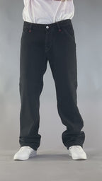 PANTS  BROKE WORK STAR – DENIM BLACK BLACK (EDIZIONE LIMITATA)