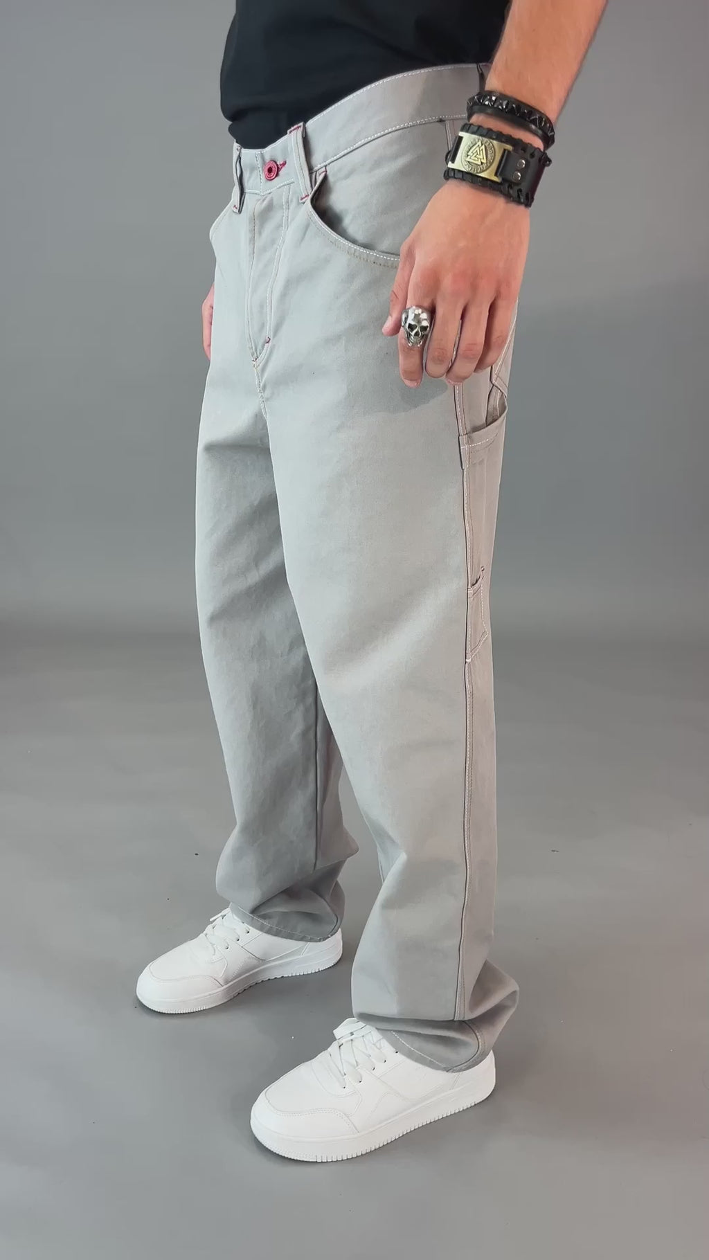 PANTS GABARDINE NEW STAR GREY