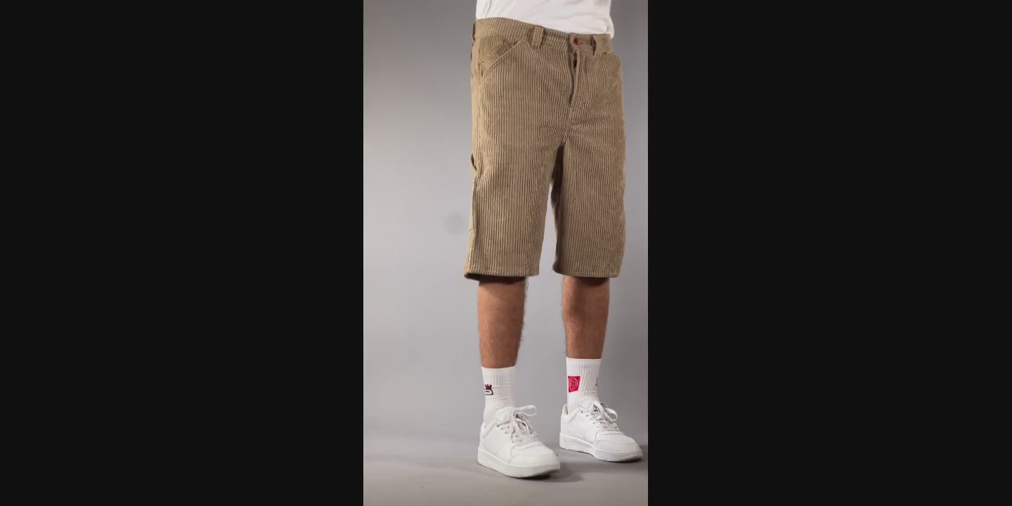 Broke -WORK STAR SHORTS – VELLUTO  KHAKI CORD