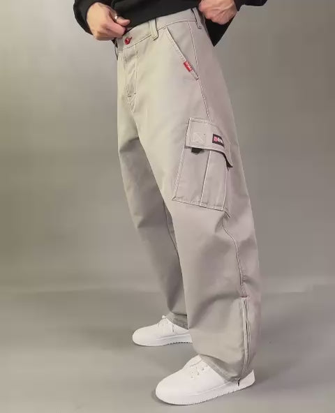 Pantalon Dikye en gabardine grise 