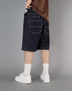 PANTALON ROCK B. SHORT DENIM BRUT