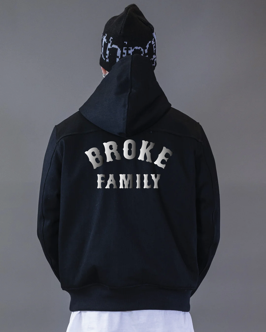 BOMBER BARRON AUS CORDURA SCHWARZ MIT KAPUZE