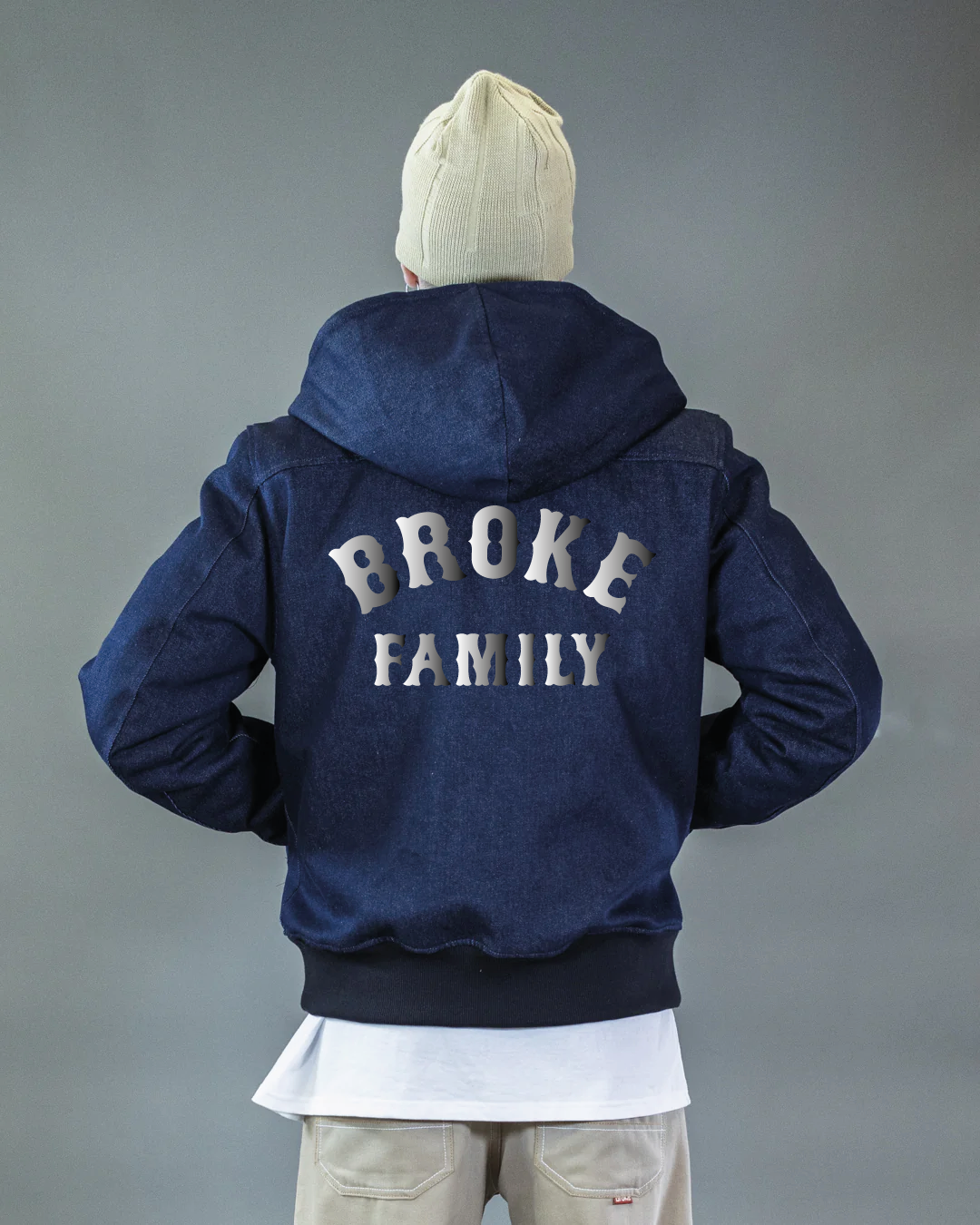 BOMBER BARRON EN CORDURA NOIR CAPUCHE