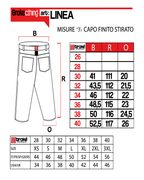 PREORDINE - PANTS LINEA DENIM CIMOSA BLU