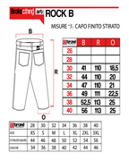 PANTS ROCK "B" BULL DENIM BLACK