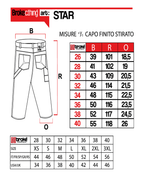 Pantalon en denim brut Star 