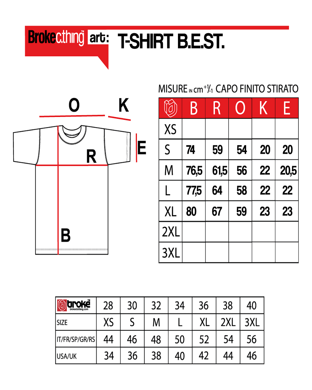 T-shirt Broke White sur pack de 2 